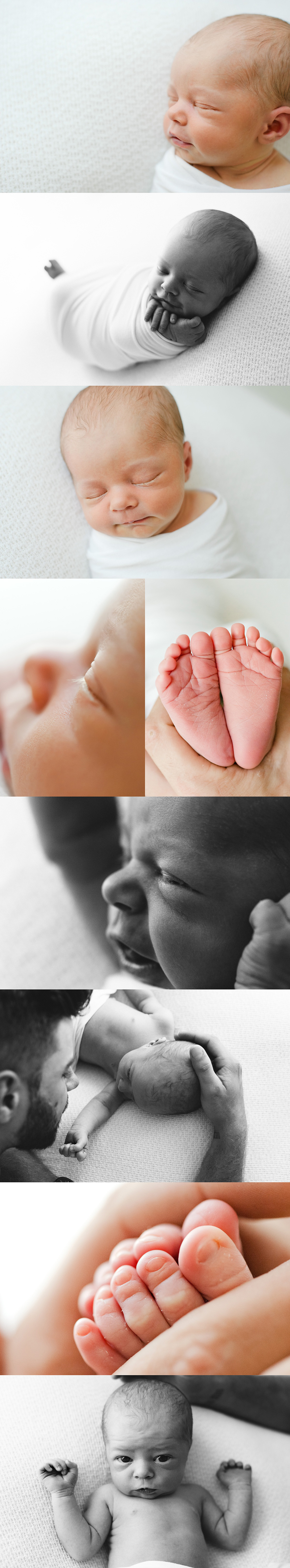 newborn baby detail portraits