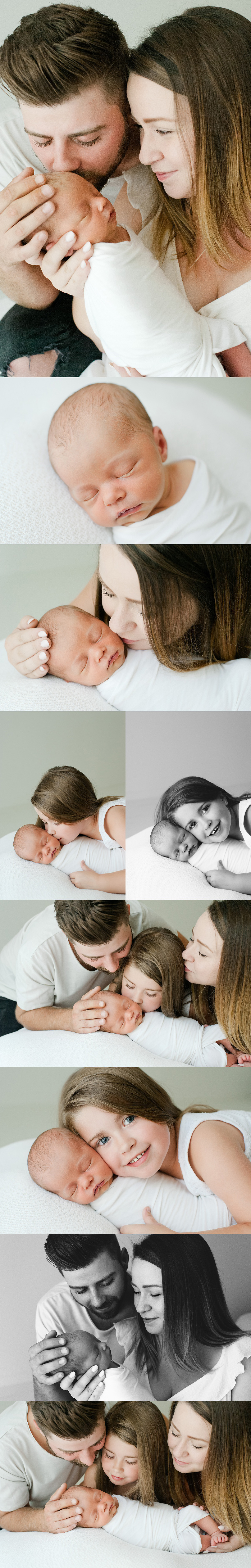 newborn and sibling portraits