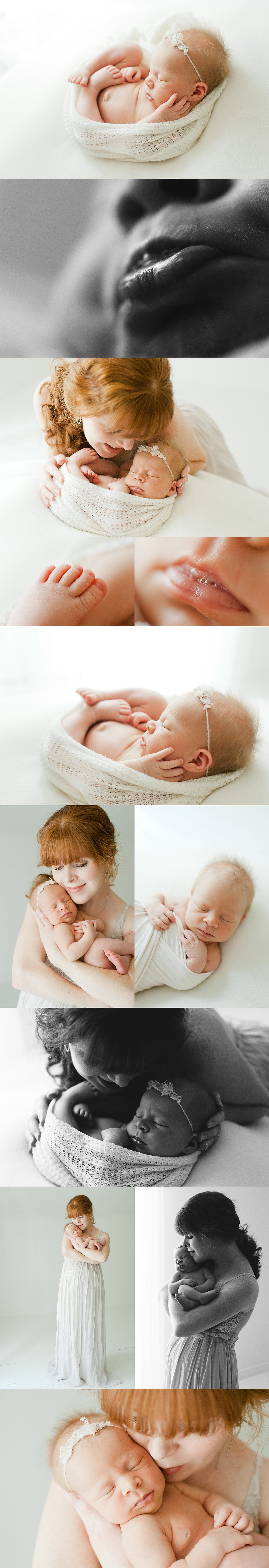 newborn baby girl pictures in studio