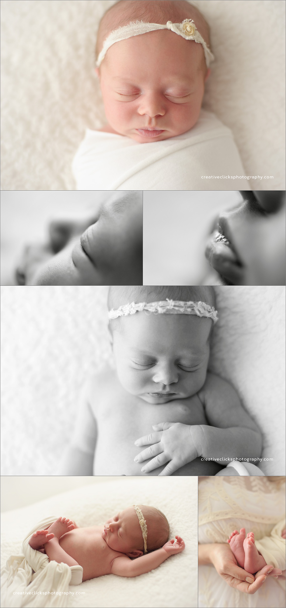 soft organic newborn portraits