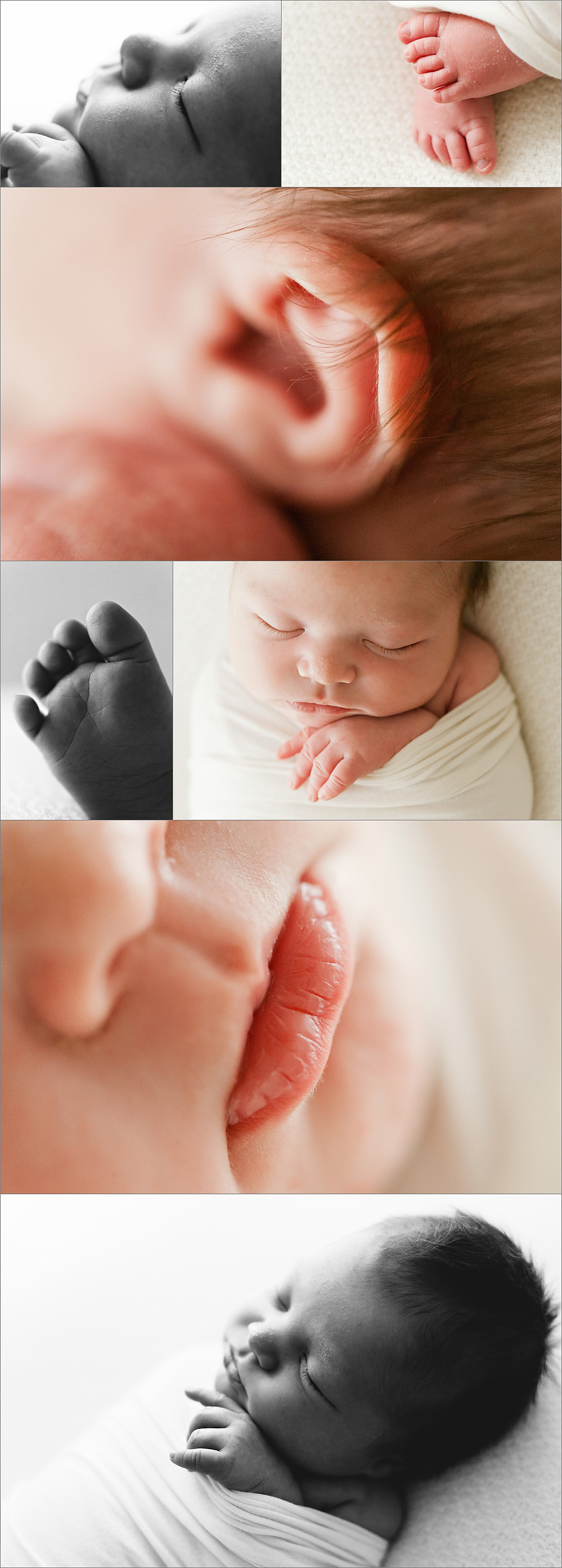 newborn baby boy details photographed