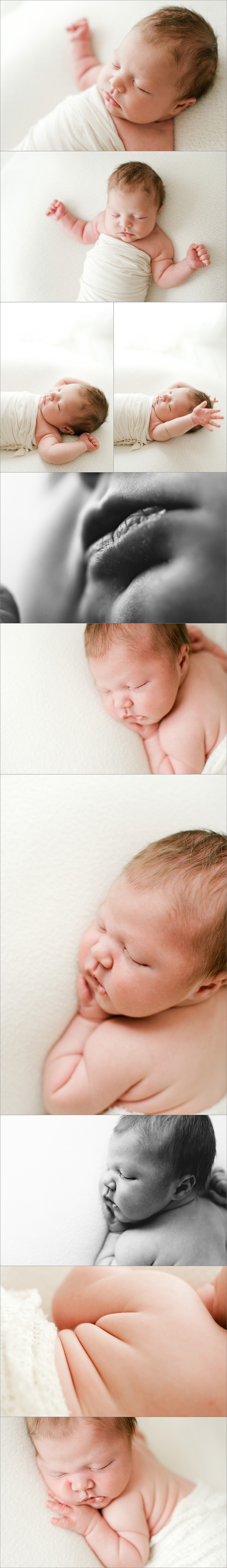 chunky newborn baby boy photographed in niagara studio