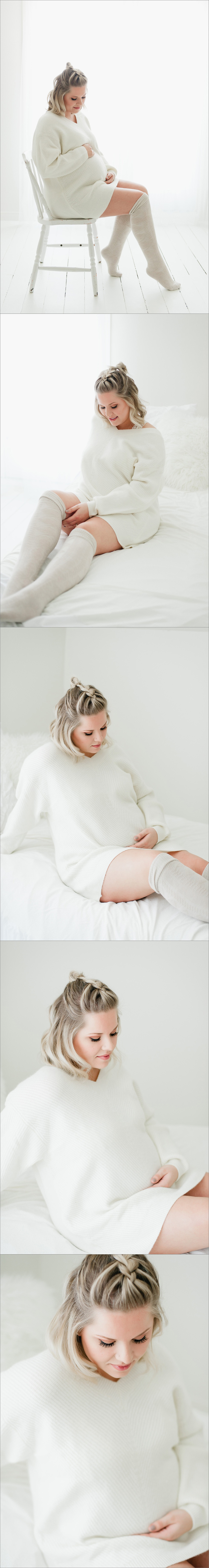 comfy relaxed maternity portraits