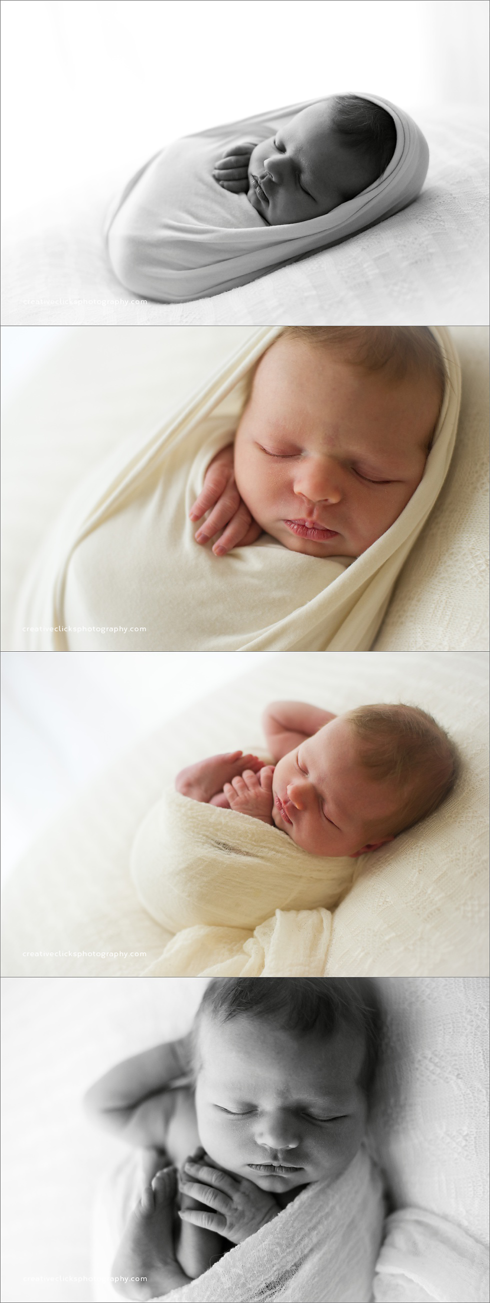 niagara newborn baby photographer baby wrapped
