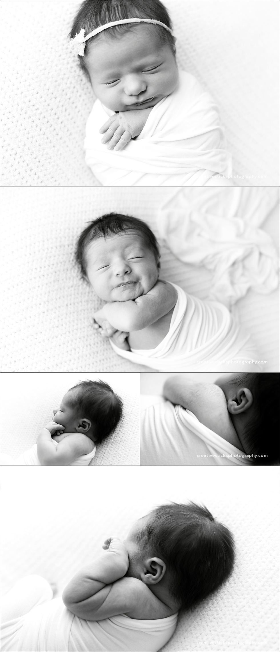 organic newborn baby photography